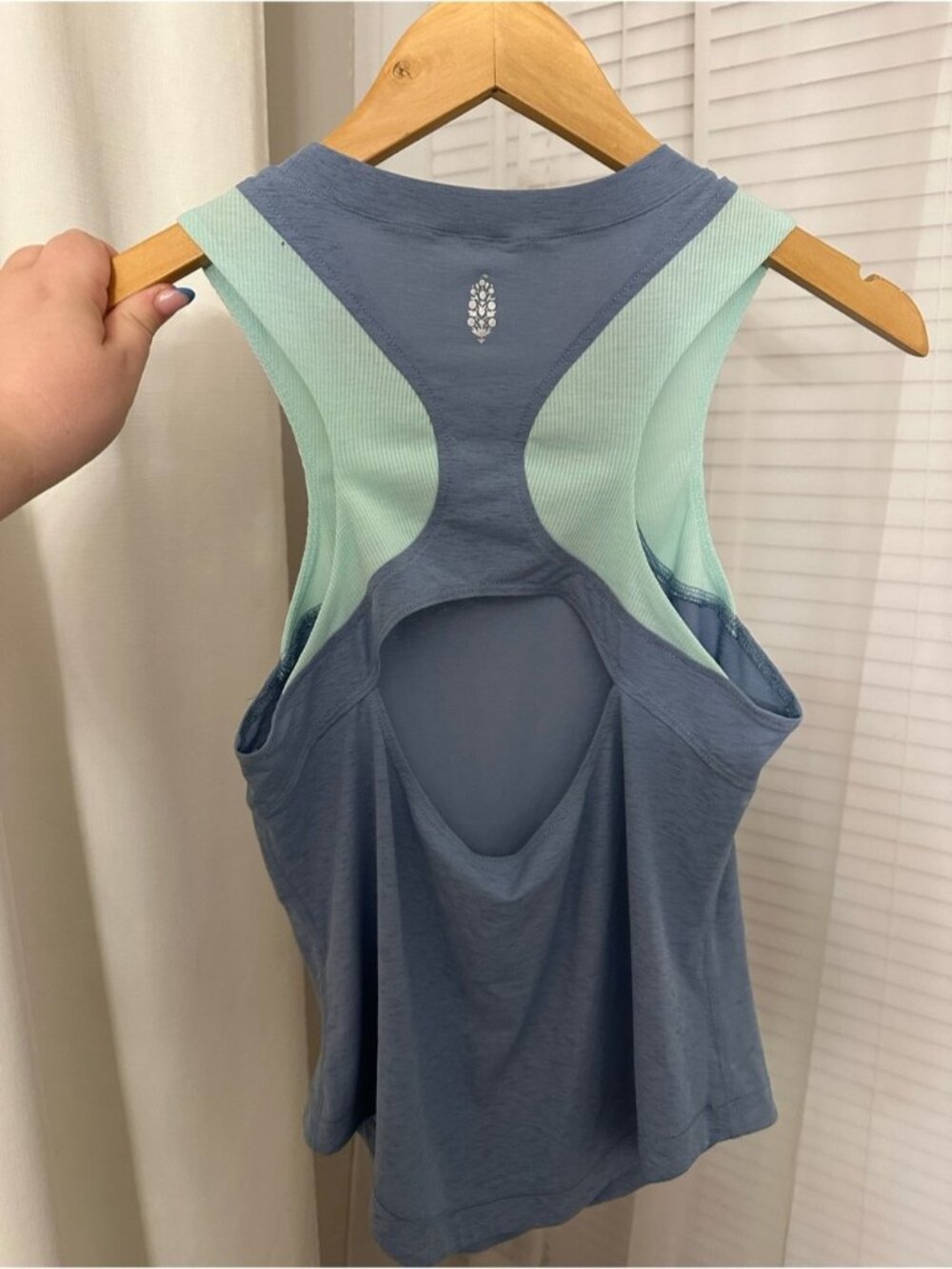 blue vest top - Picture 4 of 4